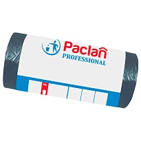 Мешки для мусора 60 л, черные, в рулоне 50 шт., ПНД, 6,2 мкм, 800х600 мм, PACLAN Professional, 604078 в Бишкеке