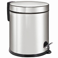 Ведро-контейнер для мусора урна с педалью LAIMA Classic Plus, 5 л, зеркальное в Бишкеке