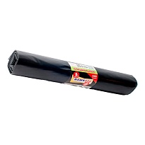 Мешки для мусора 240 л, черные, в рулоне 5 шт., ПВД 80 мкм, 1300х900 мм, МЕШКОFF, 4217 в Бишкеке