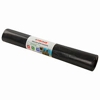 Мешки для мусора 240 л, черные, в рулоне 10 шт., ПВД 50 мкм, 1400х900 мм, LAIMA, 605337 в Бишкеке
