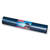 Мешки для мусора 240 л, черные, в рулоне 20 шт., ПВД 35 мкм, 1400х900 мм, PACLAN Big&Strong, 600823 в Бишкеке