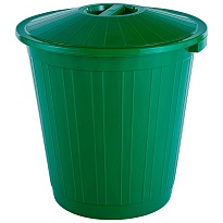 Мусорный бак с крышкой 50 л зеленый 50 зеленый в Бишкеке Мусорный бак с крышкой 50 л зеленый 50 зеленый в Бишкеке