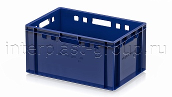 Ящик для мяса и колбасных изделий Е-3 темно-синий в Бишкеке Ящик для мяса и колбасных изделий Е-3 темно-синий в Бишкеке