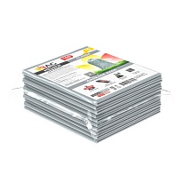 Мешки для мусора 160 л, светло-серые, в пачке 10 шт., ПВД, 40 мкм, 900х1100 мм, i-Bag в Бишкеке
